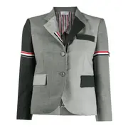 [Thom Browne] Funmix Wool Fresco Sport Coat Women