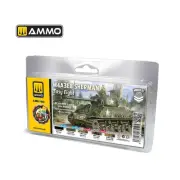 AMMO Pigment M4A3E8 Sherman Easy Eight Paint Set New