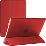 Smart Case for Apple iPad Air 1st Generation (Model A1474, A1475, A1476) – Slim Magnetic Cover with Auto Wake/Sleep Function (Red)
