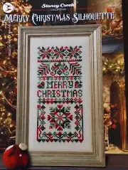 MERRY CHRISTMAS SILHOUETTE SAMPLER STONEY CREEK CROSS STITCH CHART