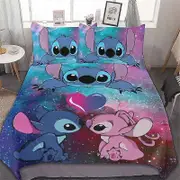 f350 Bed Sheets Duvet Cover Stitch Bedding Set Multi-size Duvet Cover Pillowcase Boy Girl Bedroom Decoration Single Double Queen SizeBed Sheets Rt350