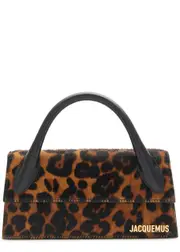 Jacquemus Le Chiquito Long Calf Hair top Handle bag - Leopard ONE SIZE