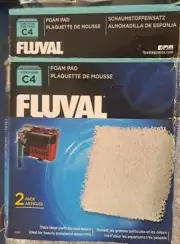Fluval C4 Poly Foam Pad - 2 Pack Sealed Unit