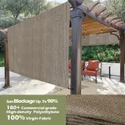 Permeable Pergola Shade Cover Replacement Canopy Cover w/ Rod Pockets 7 Colors