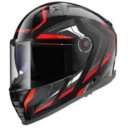 FF811 Vector II Alizer Black Red Full Face Helmet