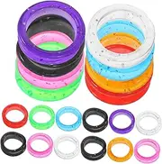 Scissor Finger Protective Ring 20pcs Hairdressing Finger Protector Non-slip Silicone Ring for Comfort