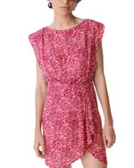 Vanessa Bruno Cara Cotton Boat Neck Mini Dress