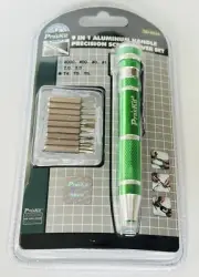 Precision Screwdriver Set SD-9814 Pro's Kit 9 in 1 Aluminum Handle