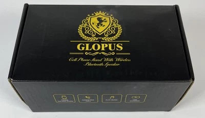 Glopus F25 Cell Phone Stand Cable Bluetooth Speaker USB Charging