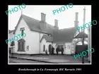 OLD POSTCARD SIZE PHOTO OF IRISH POLICE BARRACKS BROOKEBOROUGH FERMANAGH 1905