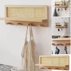 Space Saving Key Storage Rack Door Back Clothes Hook Entryway Decor