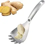 Kitchen Grinding Spoon, Grinding Spoon Strainer, Stainless Steel Kitchen Grinding Spoon, Egg Separating Spoon with Precision Filter Opening for Dredging Pasta and Separating Egg Yolks