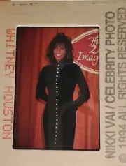 Whitney Houston 35mm Photo Transparency Press Slide #3