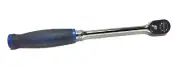 New Snap-on™ 3/8" Drive Blue Soft Grip Chrome 12 1/2" Ratchet FHL80 Dual 80 Tech