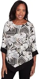 [Alfred Dunner] Classic Patch Floral with Border Polyester