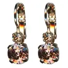 Mariana Earrings Adorable Lt Smoked Topaz & Golden Shadow Austrian Crystals E...
