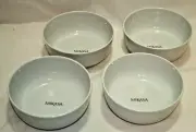 Mikasa Tabitha Grey Bone China Soup /Cereal Bowls Set of Four New