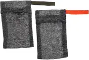 FOMIYES Nylon Material Bar Soap Saver 2pcs Facial Foaming Net for Shampoo Reusable Cleansing