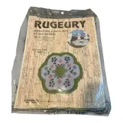 VTG Ruggery by June Hoffman Doll House Punch Rug Kit 5” Circle Bathroom