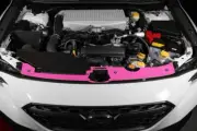 Perrin Fits 22-23 Subaru WRX Radiator Shroud - Hyper Pink