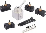 Mini Lathe Quick Change Tool Post & Holders Multifid Tool Holder Kit Set for Table