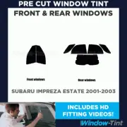Pre Cut Window Tint For Subaru Impreza Estate 2001-2003 - Full Kit