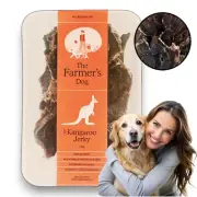 The Farmer's Dog - JUST KANGAROO JERKY, Australian, 130g tub [dog/pet food ONLY]