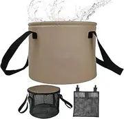 Handy Folding Bucket,20L Wash Basin | Multifunctional Container for Outdoor Fishing Camping Hiking, Lightweight Basin with Handle