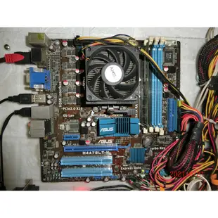 ASUS 華碩~M4A78LT-M **主機板+CPU+風扇**附擋板~DDR3~ <316>