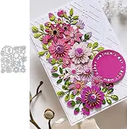 DzIxY Mother's Day Card Metal Cutting Dies for Card Making Kit Embossing Paper Die Cuts Scrapbook Machine Stencils Storage Pockets Supplies