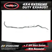 Redback 3" 409 SS Exhaust & Resonator for Mitsubishi Triton MQ 2.4L 05/15-12/18 (for: Mitsubishi)