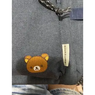 SC.RUCK。SCHOOL RUCKSACK。拉拉熊。Rilakkuma。刺繡。牛仔布。後背包