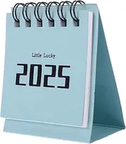Ipetboom 2005 Desk Calendar Standing Desk Calendar Small Calendar for Desk Mini Standing Flip Desktop Calendar Mini Calendar Standing Table Calendar Tiny Standing Calendar Paper Sky-blue