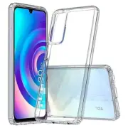 For TCL 30 5G / TCL 30 PLUS 5G - Hard Premium TPU Rubber Case Transparent Clear