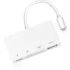 4IN1 Lighting Male to USB3.0 OTG Camera Adapter High Speed for iPhone 13 14 iPad