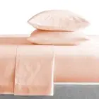 1000TC Soft Egyptian Cotton 8,10,12,15 Inch Deep Pkt Peach Solid Bedding Items