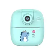 Blue Cartoon Kids Digital Camera with Rotating Lens - 16g Hd Print