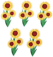 BELLIFFY 5pcs Embroidered Cloth Patch Delicate Coat Patches Multi-Function Iron Patches Wear-Resistant Coat Patches Compact Hat Patches Decorative Coat Patches Cartoon Coat Patches