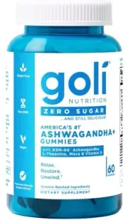 Goli Exclusive Zero Sugar Ashwagandha Gummies Exp 07/2026