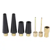 3/4pcs Ball Needle Nozzle Adapter Kit for Ball Bicycle Tire Inflate Pump Parl;;b