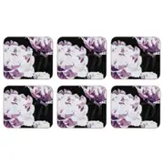 Ashdene Kitchen Cork Backed Placemats & Coasters Dark Florals Set 6