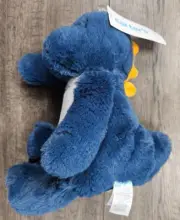 NEW Carter's Dark Blue Yellow Dinosaur Plush Stuffed Animal