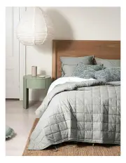 [Aura Home] Maison Vintage Coverlet in Limestone