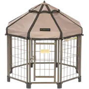 The Pet Gazebo Enclosure 0.9m Portable Pet Gazebo With Canopy