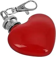 OHPHCALL Cute Portable Flask Heart Shape Metal Flask for Liquor Small Stainless Steel for Outdoor Travel