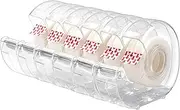 Amazon Basics Invisible Tape with Dispenser, Clear, 19.05mm x 16.51m, 6-Pack