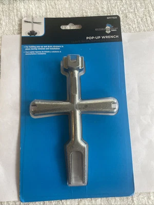 Prime-Line RP77325 4 Sided Pop-Up and Drain Strainer Wrench