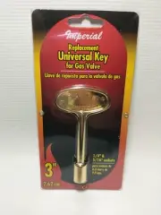 DANTE IMPERIAL 3" Universal Gas Valve Key CH0047 for 1/4" & 5/16" Sockets s1