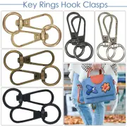 13mm Bag Clasps Lobster Swivel Trigger Clips Snap Hooks Key Ring Keychain UK