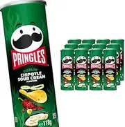Pringles Sizzlin' Chipotle Sour Cream Potato Chips, 12 pack (12x118g)